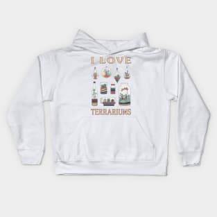 I Love Terrariums Kids Hoodie